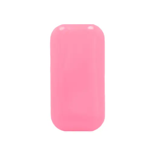 Almohadillas de/para pestañas soporte de silicona rosa