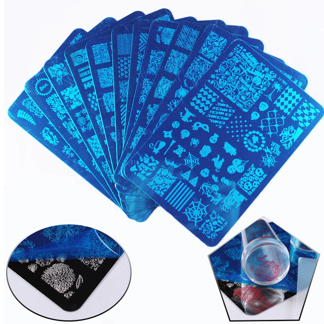 [PL-170010] Placa stamping para uñas Grande
