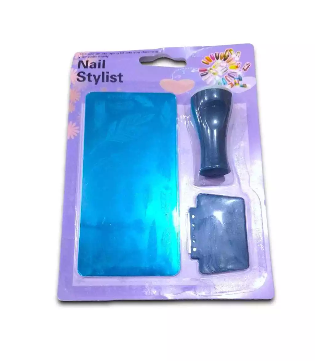 [PL-102842] sellos stamping Negro Nails Stylist