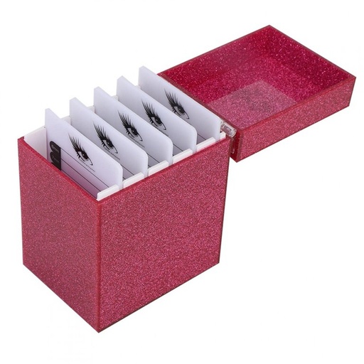 [PL-001202] contenedor de exhibición caja organizadora de/para pestañas