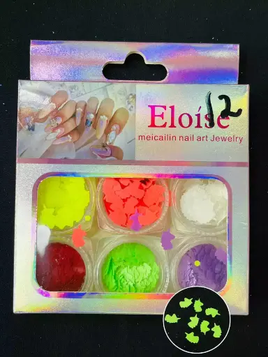 [PL-0035] Decoración para uñas strass 6 divisiones