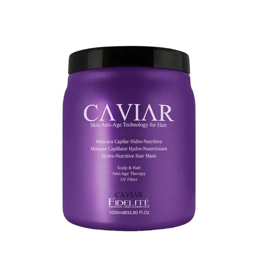 Mascara Capilar Hidro-Nutritiva Caviar UV Filter 1000ml Fidelite