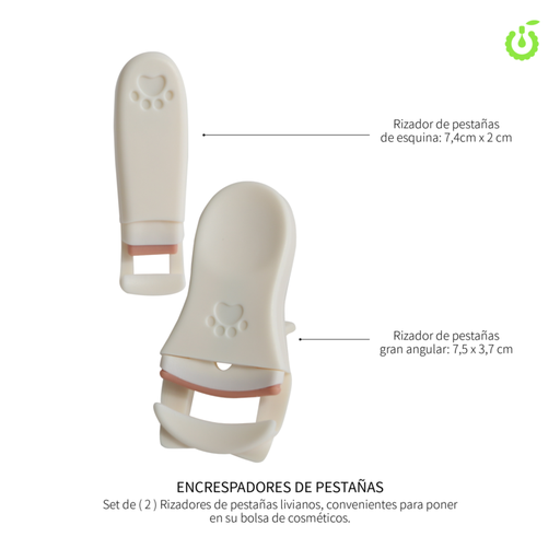 [CR000031] Respuestos arqueadores rizadores de/para pestañas CHERIMOYA___PACK X12