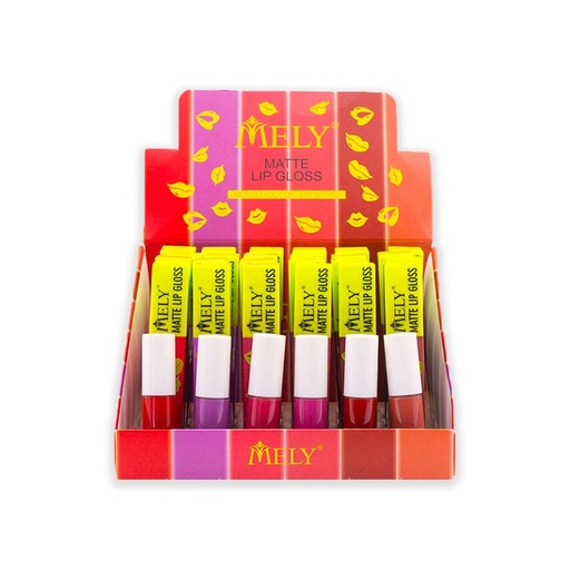 [PM-801011] lip gloss labial liquido matte nxt gen lips MELY___ CAJA X24PCS 