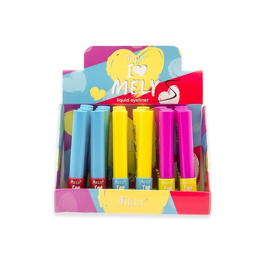 [PM-825011] Delineador liquido waterproof i love 6ml MELY___ CAJA X24PCS 