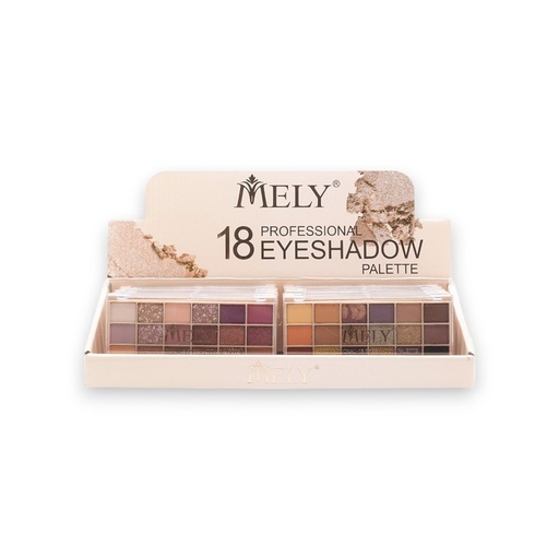 [PM-826016] Paleta de sombras 18 colores eyeshadonw rose gold MELY___CAJA X12PCS.