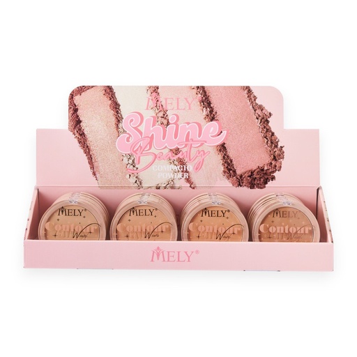 [PM-807002] Polvo compacto shine beauty MELY___CAJA X24 PCS. 