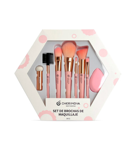 [CH-Z SET] Z- Set para Maquillaje 8pcs CHERIMOYA___PACK X12