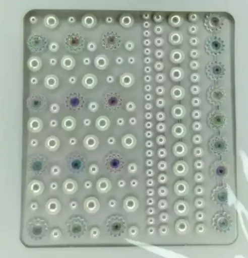 [PL-427426] strass gemas brillos de/para cara rostro ___ PACK X10