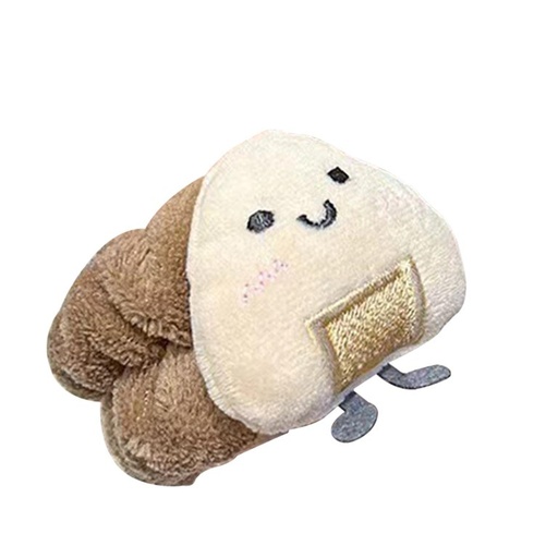 [PL-017686] bandas elásticas microfibra muñequeras de peluche felpa toalla con figuras Eloise ___ PACK X6