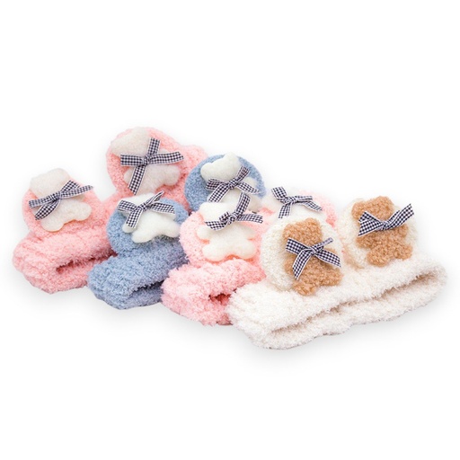 [PM-S06] Vinchas para maquillaje con orejas de oso MELY___PACK X12PCS.
