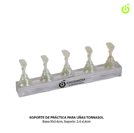 [CH-BASE] Base con iman para uñeros CHERIMOYA___PACK X12