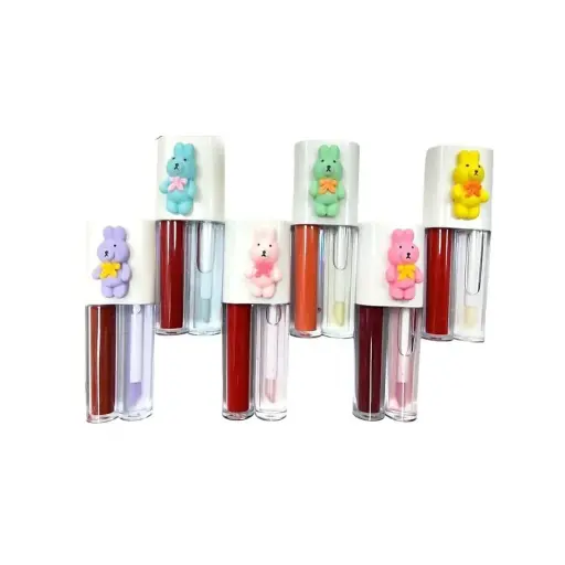 [PL-318541] Voluminizadores + lip gloss brillos labiales conejito ___ PACK X5
