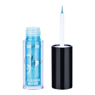 delineador liquido glitter Shine Ruby Rose 