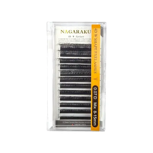 extensiones de/para pestañas Nagaraku original mix tecnologicas 0.07 D 4D W  