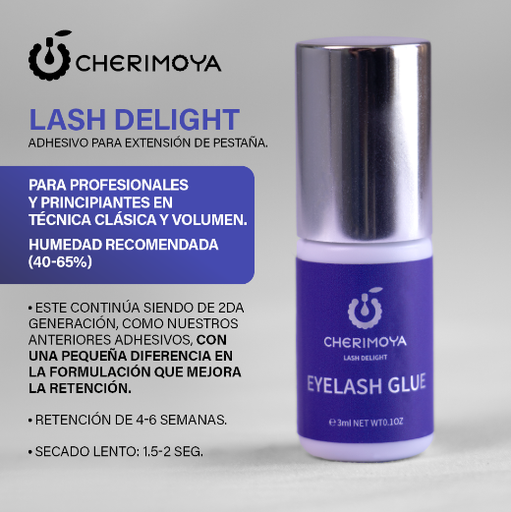 [CHP016] Adhesivo para extensión de pestaña 3ml Thin Glue Plata CHERIMOYA___PACK X6
