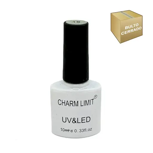 [GB-0230] esmaltes de/para uñas semipermanente Charm Limit  blanco 10ml___X240 UND
