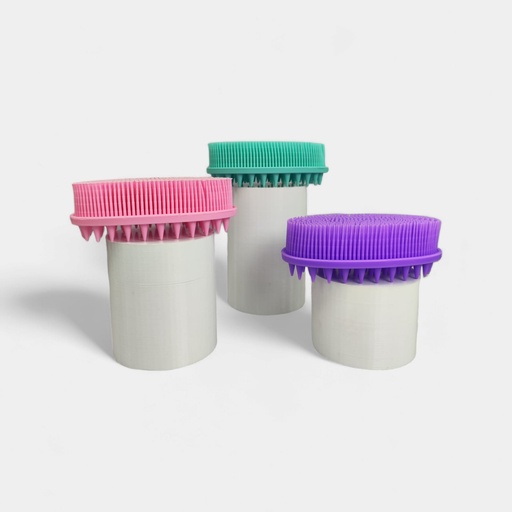 [PG-FPL-0901] cepillos capilares masajeadores exfoliantes de silicona para baño City Girl 