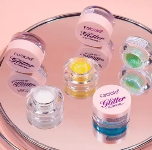 Glitter Con frasco en Gel FEBBLE