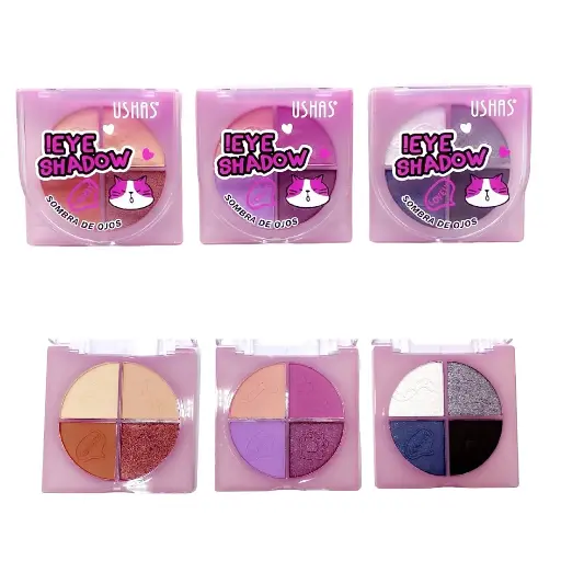 Sombras de/para Ojos 4 tonos USHAS  