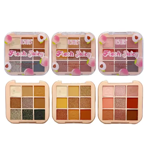 [PY-304] Sombras de/para Ojos 9 tonos FRESH JUICY 