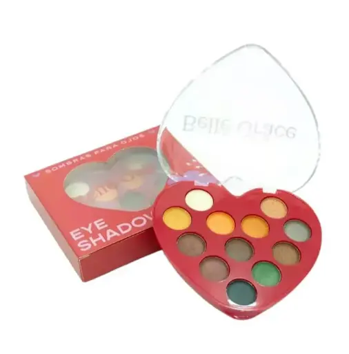 paleta de sombras para ojos corazón Belle Grace