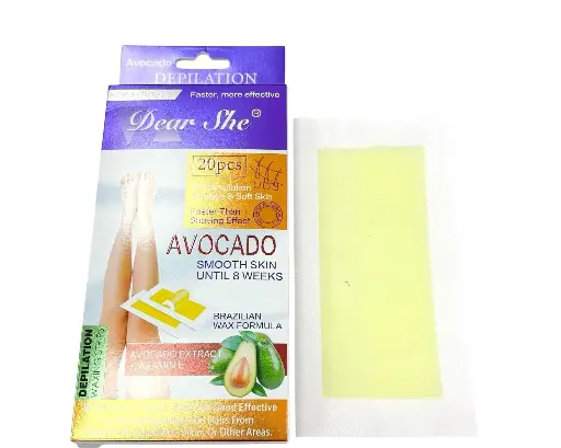 [PY-501] Set X30 banditas de ceras Depiladoras Palta + Vitamina E 