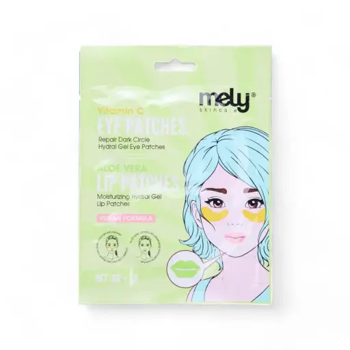[PM-MY889030] Parches para ojos y labios con vitamina c y aloe vera 12g mely ___Caja X24pcs