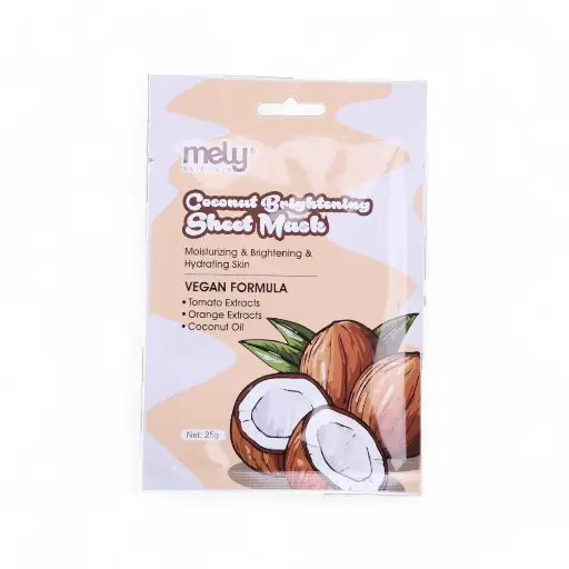 [PM-MY736292] Mascarillas Iluminadoras de Coco en Lamina 25G___ CAJA X24PCS