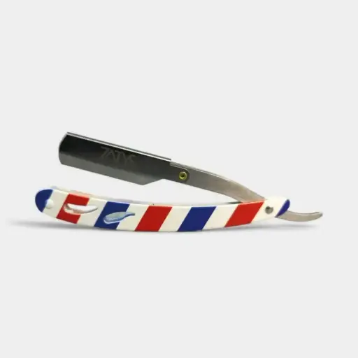 [PG- LH-11224-Z] Navaja Para Corte Rayas Rojas Y Blancas Zatys