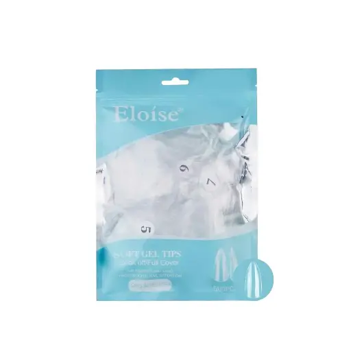 [PL-010458] Tips soft gel LONG ALMENDRA x500 ELOISE