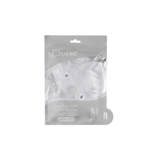 [PL-010489] Tips soft gel MEDIUM COFFIN X500 ELOISE
