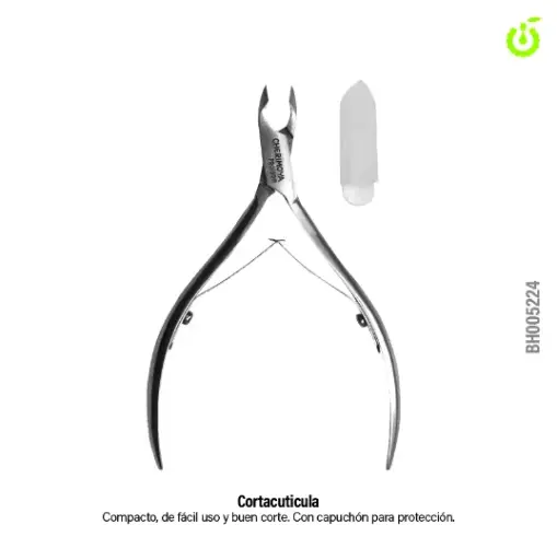 [BH005224] Alicate para cutículas plateado 5mm CHERIMOYA___PACK X12 