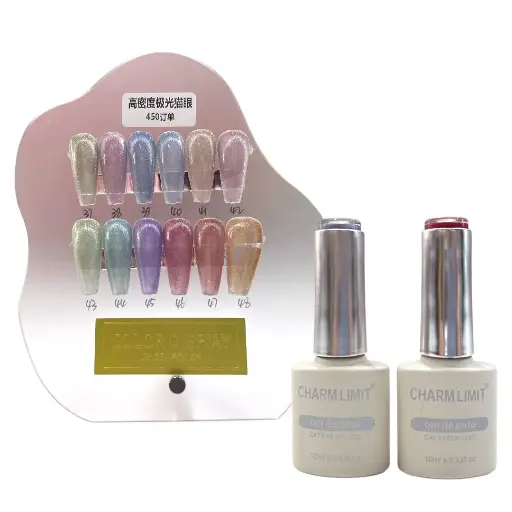 [SUE0230] Esmaltes Ojo de gato Aurora de Alta densidad ___Pack X12 