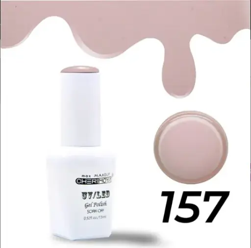 [CH035] Esmaltes de/para uñas semipermanente 15ml CHERIMOYA___PACK X6