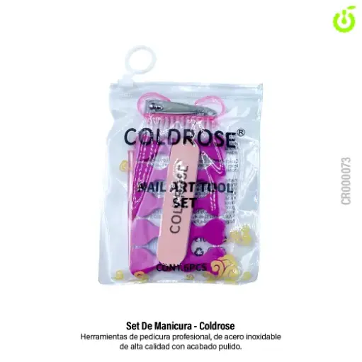 [CR000073] Kit de accesorios uñas Coldrose CHERIMOYA___PACK X10