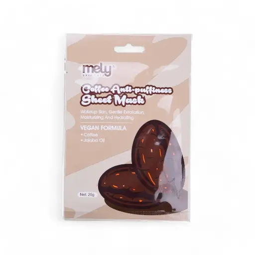 [PM-0235] Mascarillas Anti-Hinchazón de Café A25G___ CAJA X24PCS