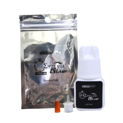 Adhesivo para extensión de pestaña 5ml basic glue 2-3 segundos CHERIMOYA