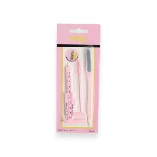 [PM-10869] Set X3 piezas para cejas perfilador, cepillo y calibre MELY___ PACK X12PCS