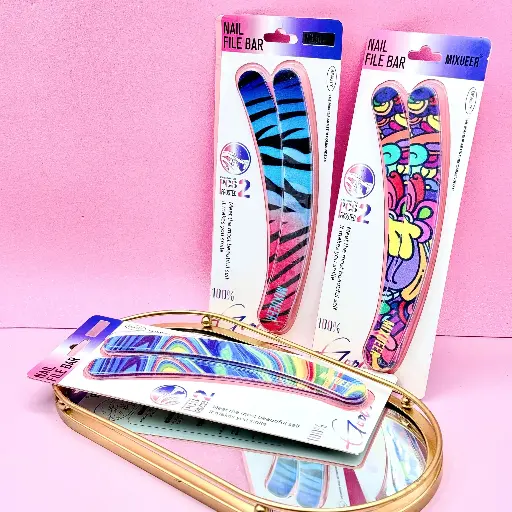[PY-51092] Lima de/para Uñas Banana Dibujos X2PCS