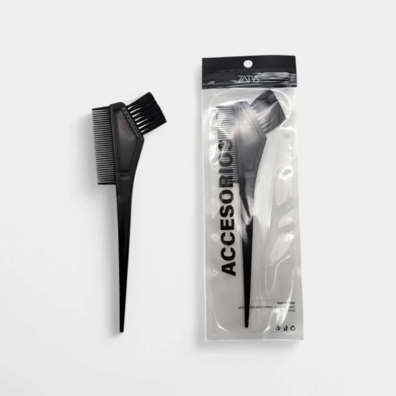 [PG-26454-22-Z] brocha pincel Brocha para Tintura + peine ___ PACK X10