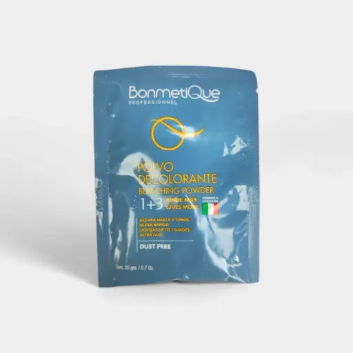 [PG-1122-Z] polvo decolorante para cabello BonmetiQue 20gr ___ PACK X3 