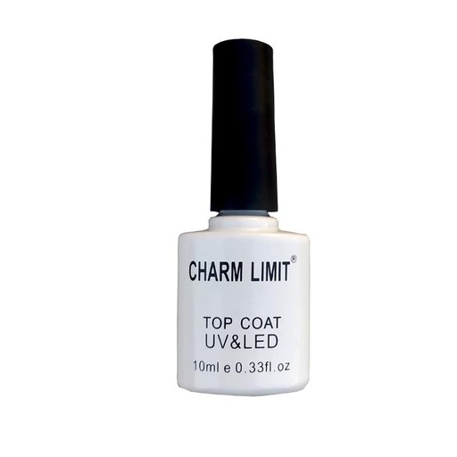 [PT-55210]  Top Coat Semipermanente CHARM LIMIT 10ML ___ Pack X12Und