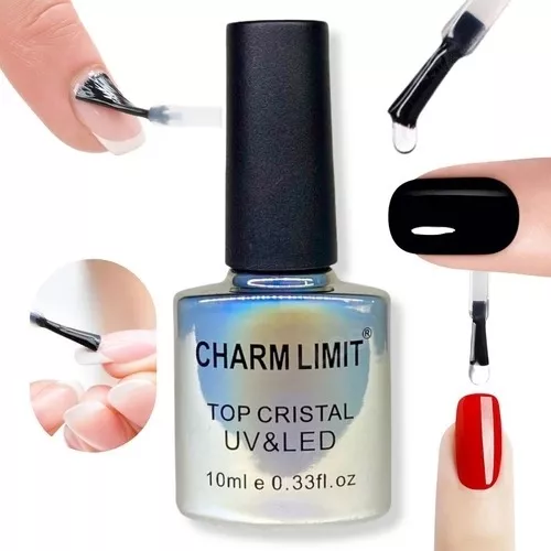 [PT-61923X3] Top Coat Cristal 10ml- Charm Limit ___Pack X3Udn