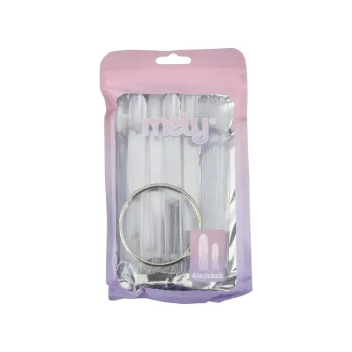 [PM-FMT002] Muestrario para uñas almendrada cristal MELY___ PACK X10PCS  