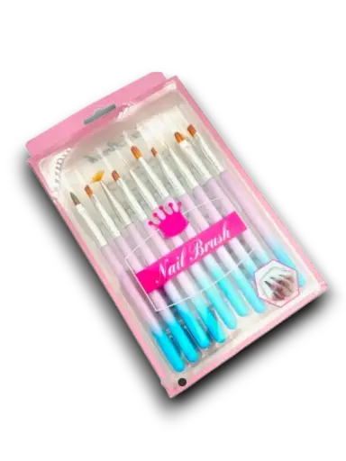 [PT-26644] Pincel de/para Manicura X10Pcs Corona 