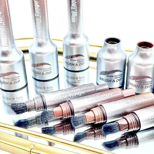 Tinta de/para Cejas con Pincel Dip  MINI TANGO