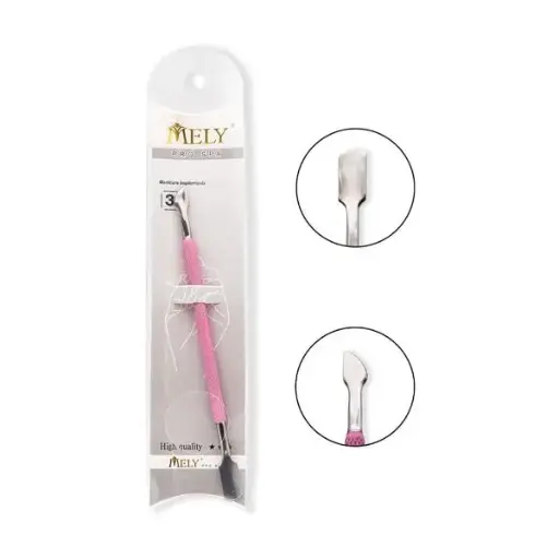 [PM-10953] Repujador de cuticula con mango de goma MELY PACK X12PCS 