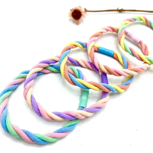 [PY-4239X50] Colitas de/para Cabello Tricolor ___Pack X50Und 