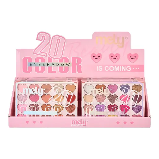 [PM-826031] Paleta de sombras is coming 20 colores MELY___CAJA X12 UNIDADES